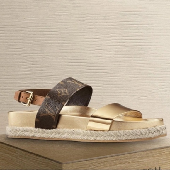 Louis Vuitton Odyssey Sandal. Sz 38 - Picture 3 of 8